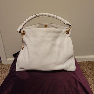 DNKY White Leather Handbag